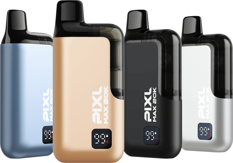 PIXL MAX 20K Basisgerät 850 mAH (Akku + Leerpod) - Basalt Black