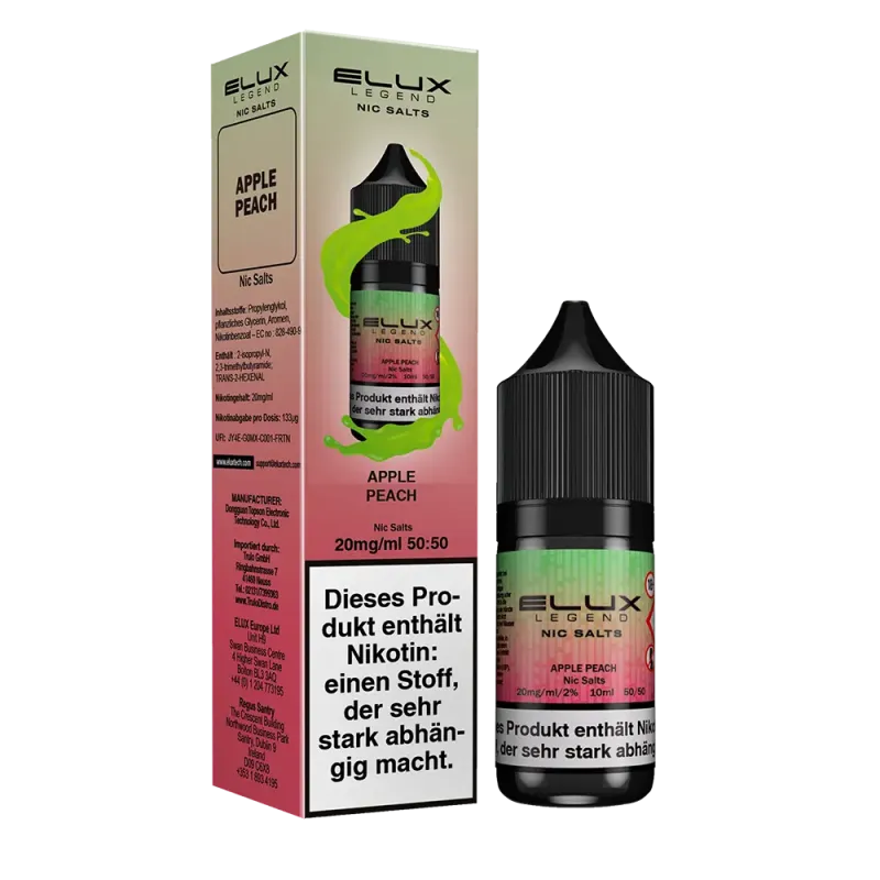 Elux Nikotinsalz - Apple Peach - 10ml