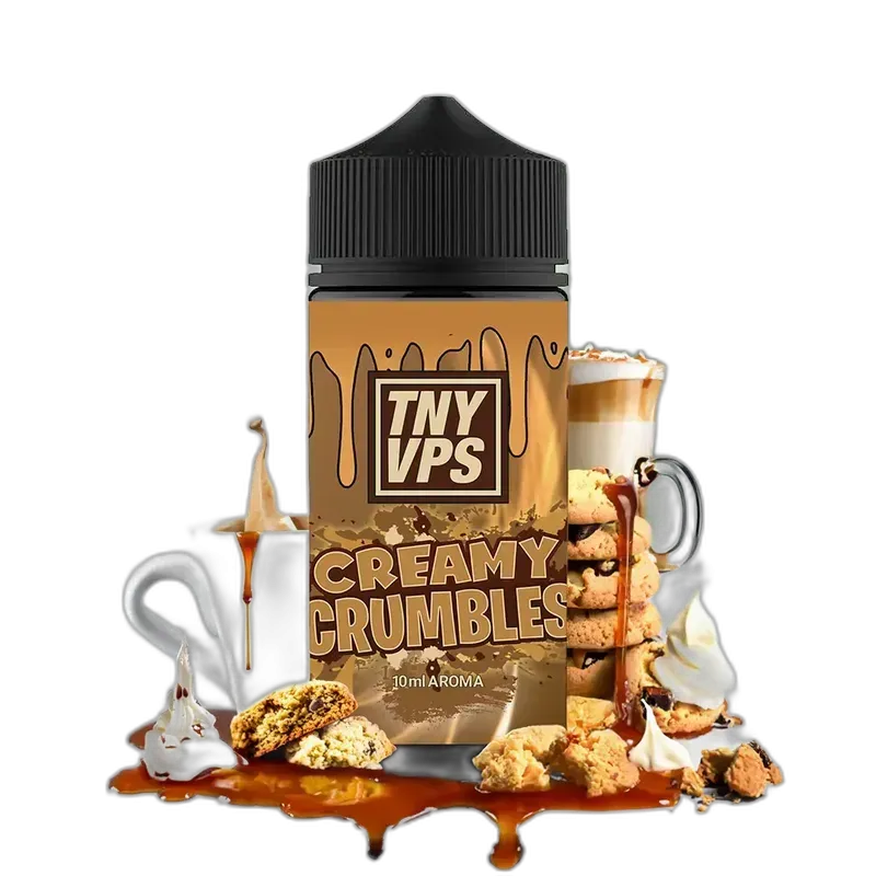 Tony Vapes Aroma Longfill - Creamy Crumbles - 10ml in 100ml Flasche