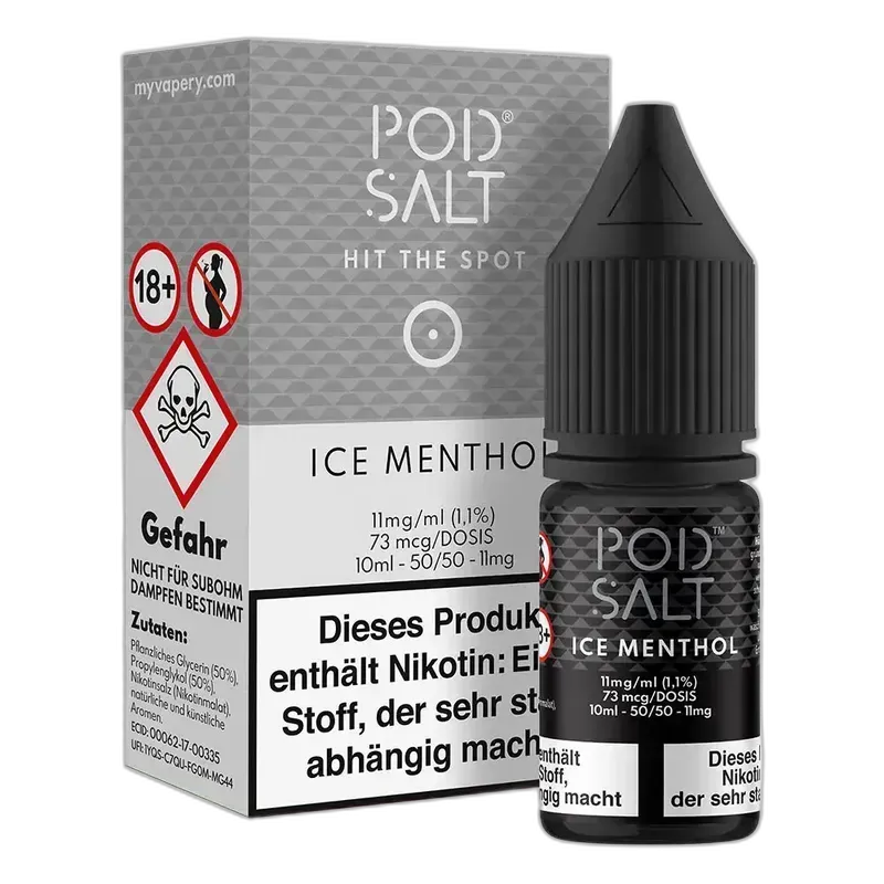 Pod Salt Core Nikotinsalz - Ice Menthol - 10ml Liquid
