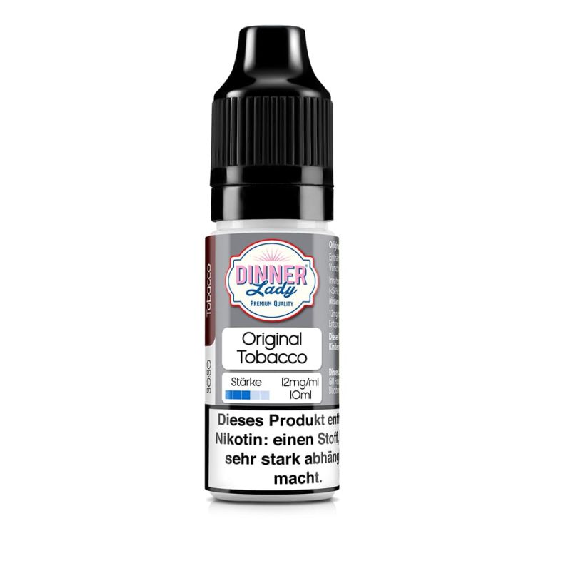 Dinner Lady Liquid - Original Tobacco - 50/50 10ml 12mg