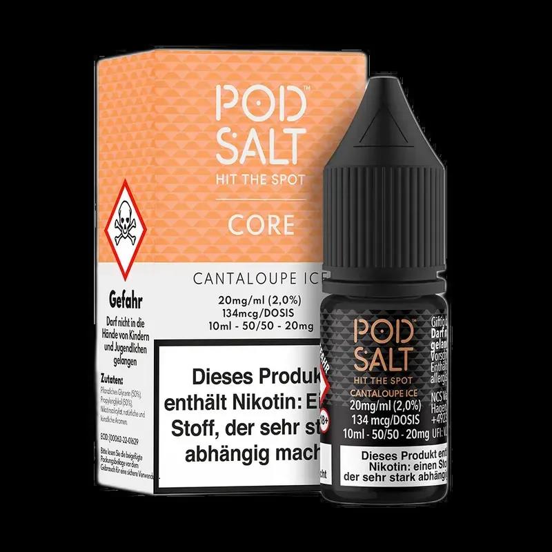 Pod Salt Core Nikotinsalz - Cantaloupe Ice - 10ml Liquid 20mg