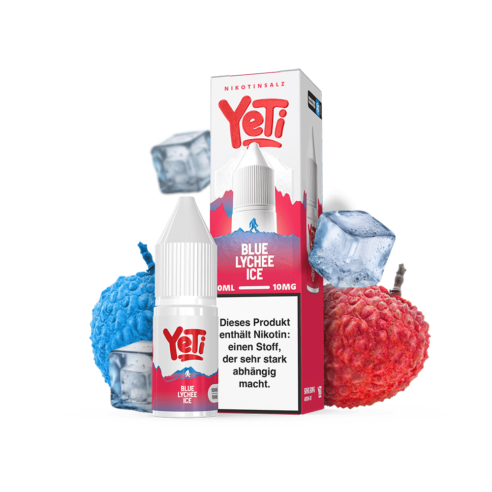 Yeti Summit Nikotinsalz - Blue Lychee Ice - Overdosed 10ml Liquid 10mg