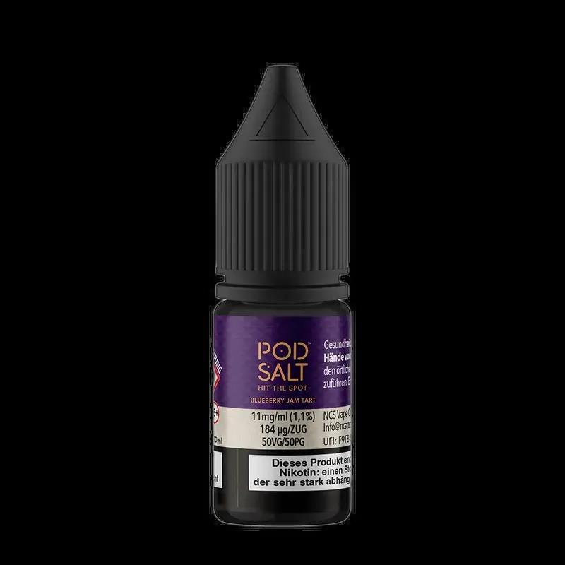 Pod Salt Fusion - Blueberry Jam Tart - 10ml Liquid 11mg Nikotinsalz