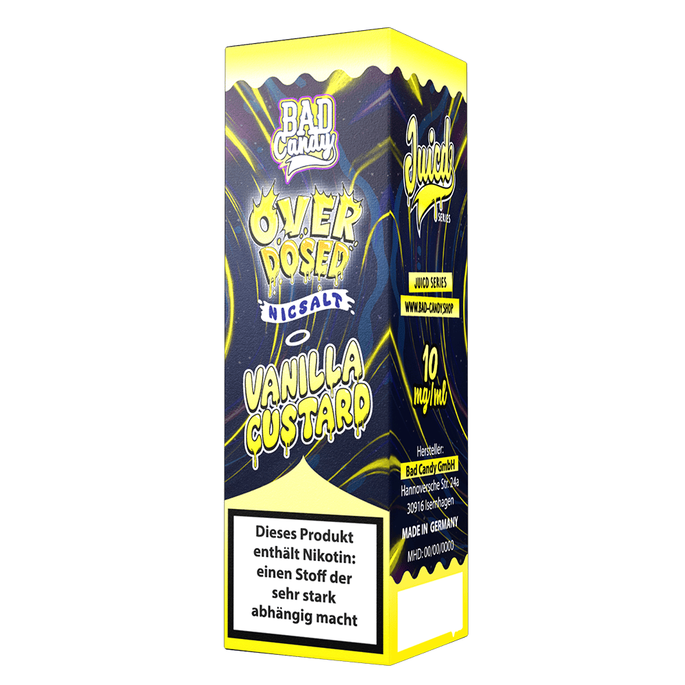 Bad Candy Nikotinsalz - Vanilla Custard - Overdosed 10ml Liquid