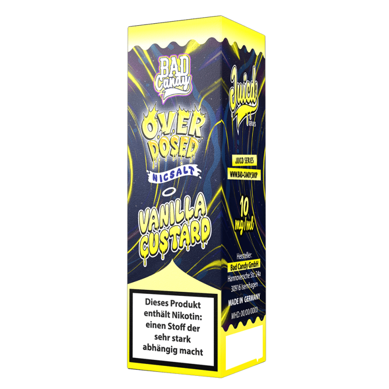 Bad Candy Nikotinsalz - Vanilla Custard - Overdosed 10ml Liquid