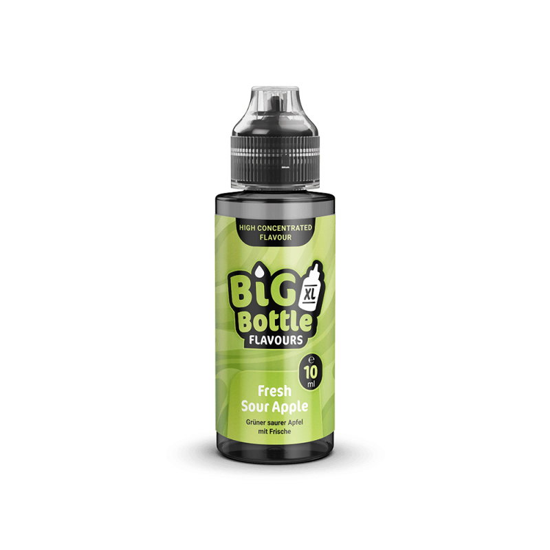 Big Bottle Flavours Longfill - Fresh Sour Apple - 10ml Aroma in 120ml Flasche