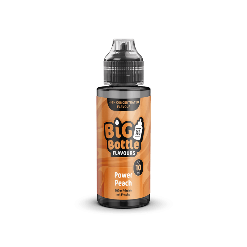 Big Bottle Flavours Longfill - Power Peach - 10ml Aroma in 120ml Flasche