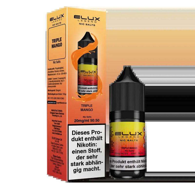 Elux Nikotinsalz - Triple Mango - Liquid 10mg 10ml