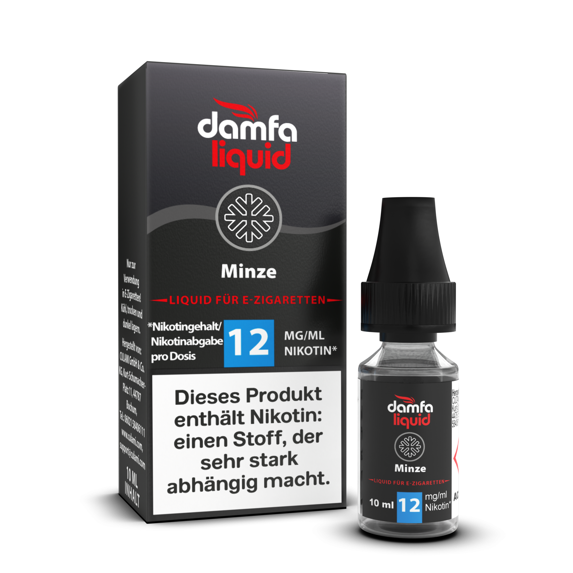 damfaliquid Minze V2 12mg 10ml