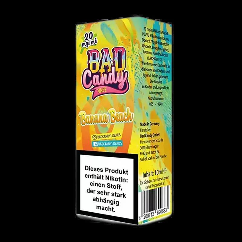 Bad Candy Nikotinsalz - Banana Beach - 10ml Liquid 20mg