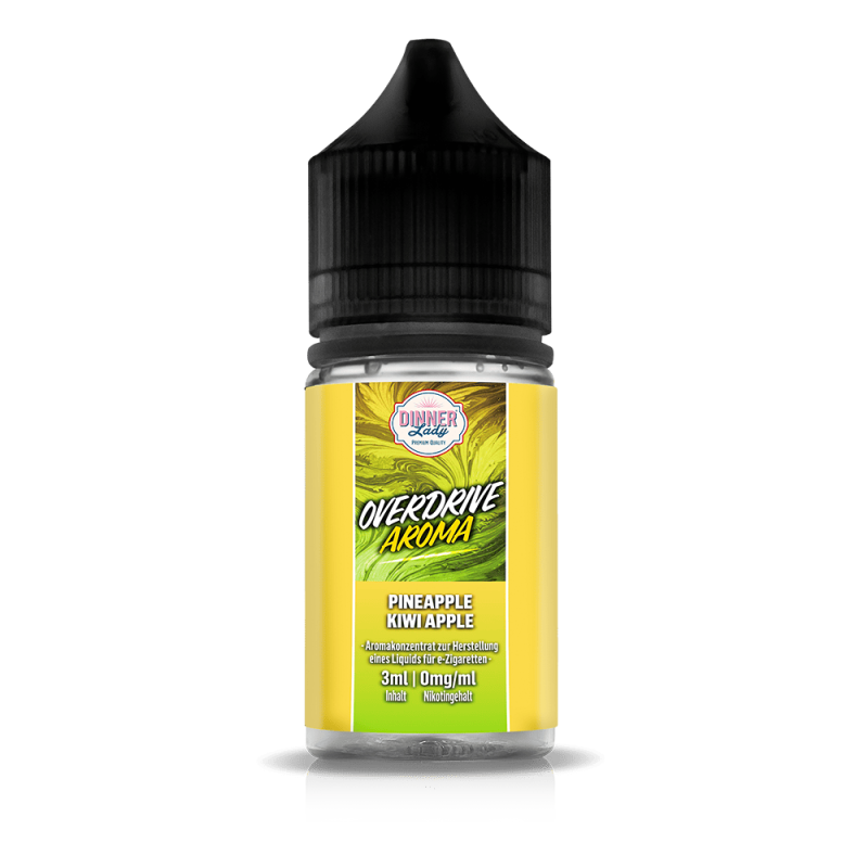Dinner Lady Overdrive Longfill - Pineapple Kiwi Apple - 3ml in 30ml Flasche