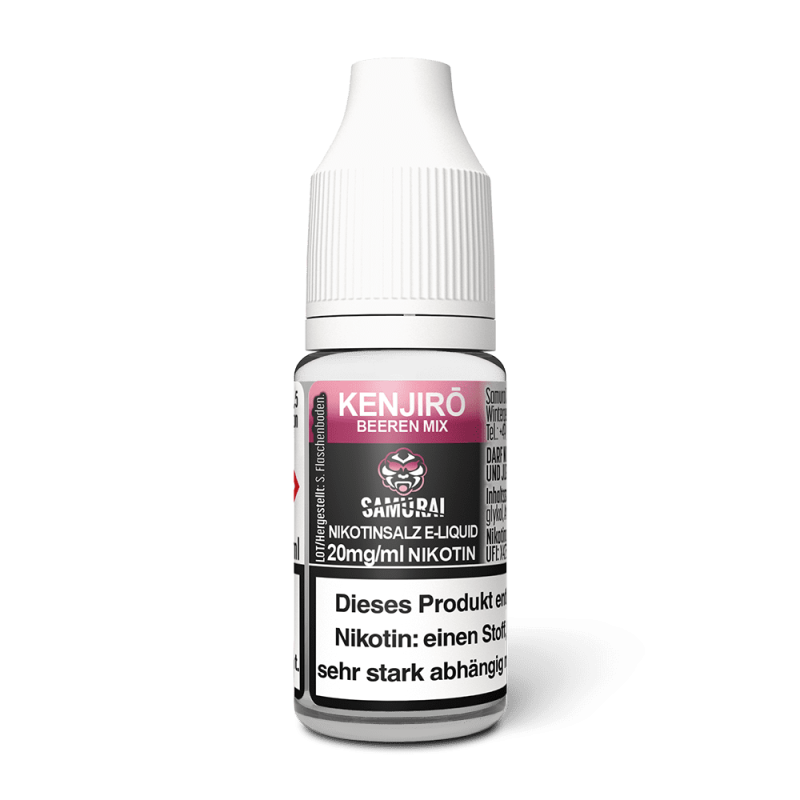 Samurai Nikotinsalz - Kenjirō Beeren Mix - Liquid  10ml