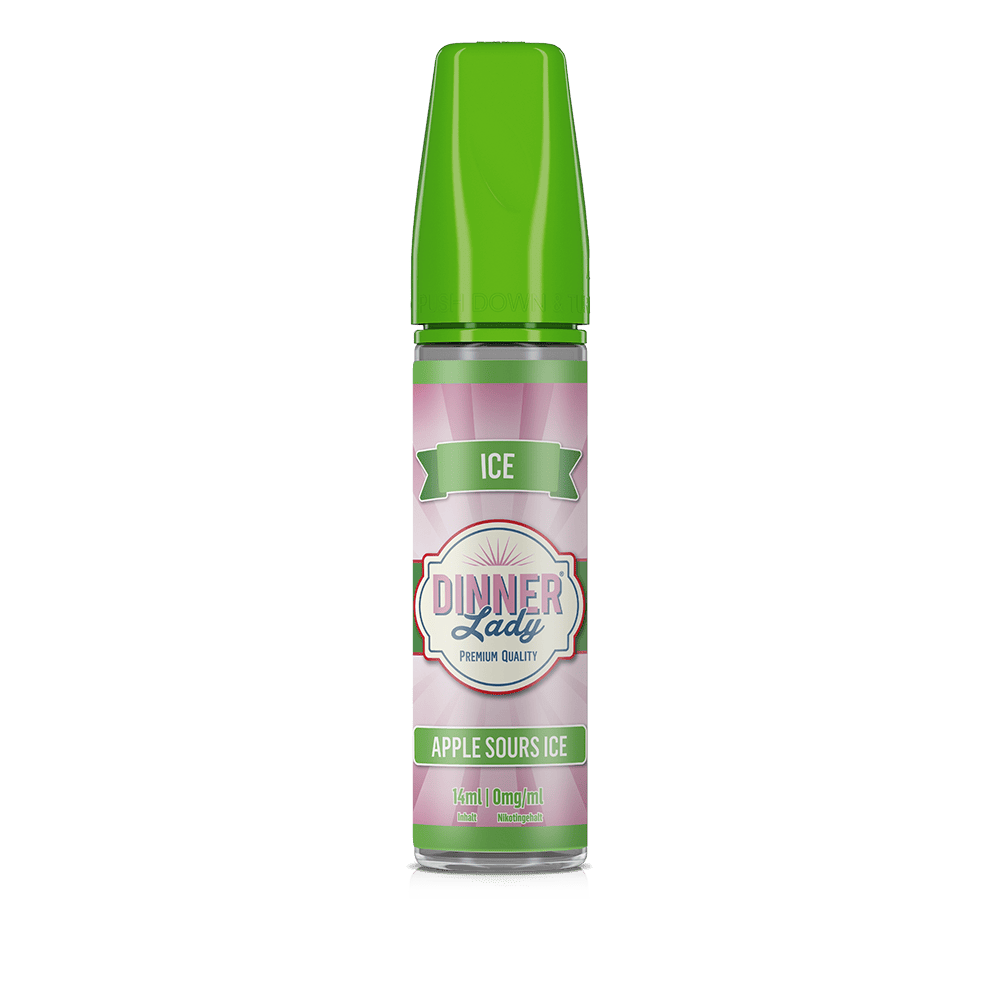 Dinner Lady Sweets ICE Aroma Longfill - Apple Sours ICE - 14ml in 60ml Flasche