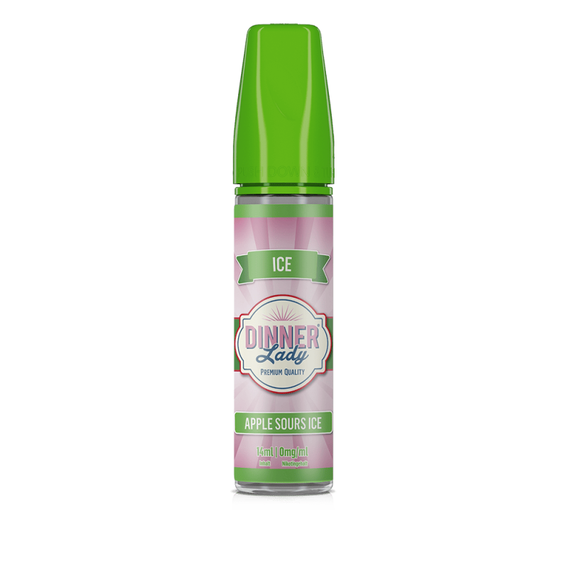 Dinner Lady Sweets ICE Aroma Longfill - Apple Sours ICE - 14ml in 60ml Flasche