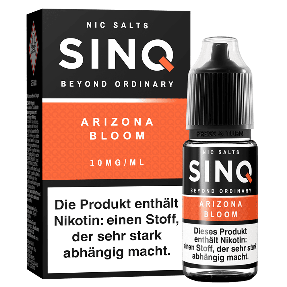 SINQ Nikotinsalz - Arizona Bloom - 10ml Liquid 10mg