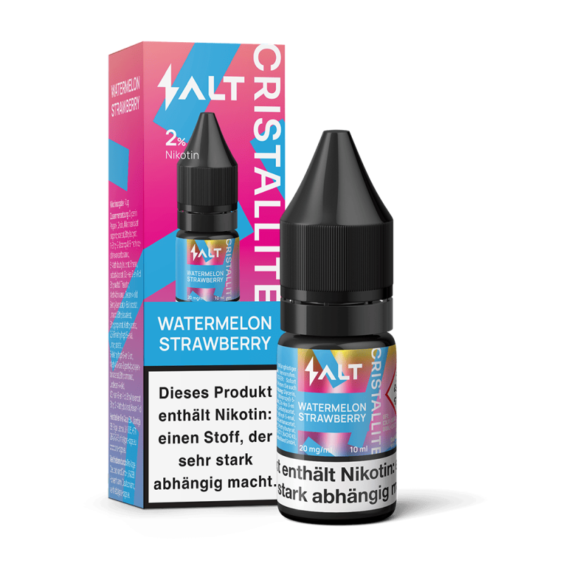 SALT Cristallite Nikotinsalz - Watermelon Strawberry - 10ml Liquid 20mg
