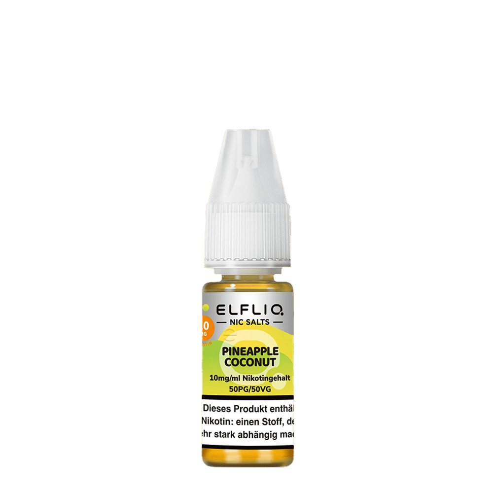 Elfliq by Elfbar Nikotinsalz - Pineapple Coconut - Liquid 10ml 10mg