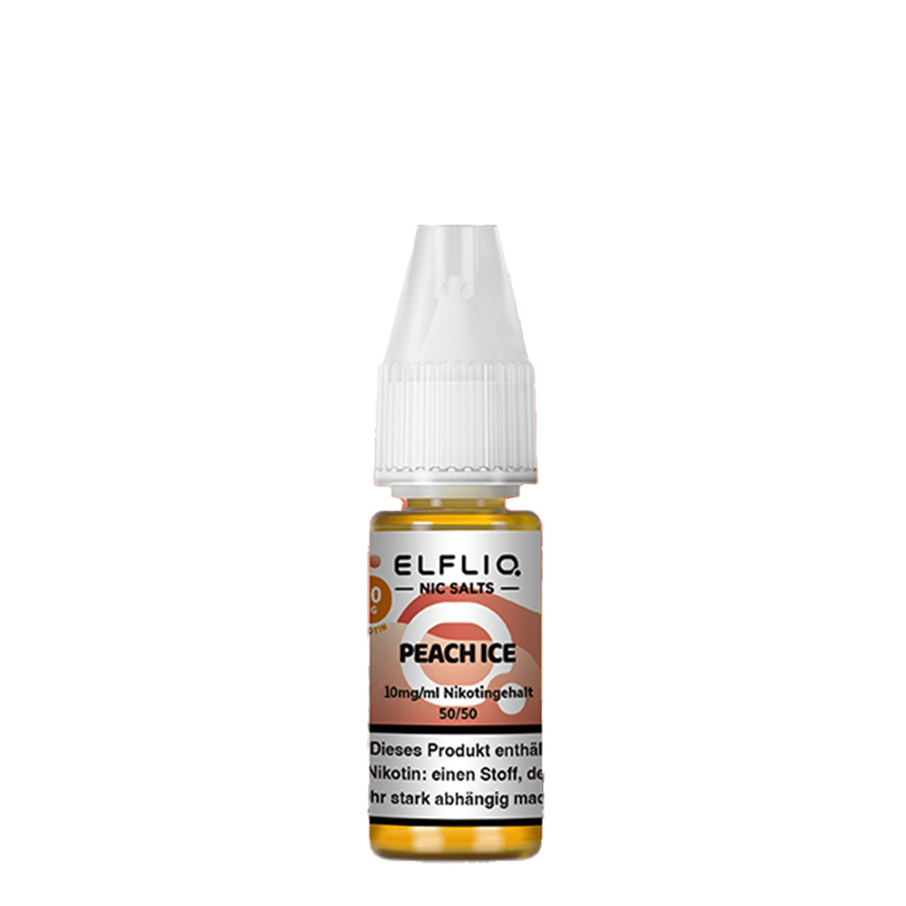 Elfliq by Elfbar Nikotinsalz - Peach Ice - Liquid 10ml 10mg