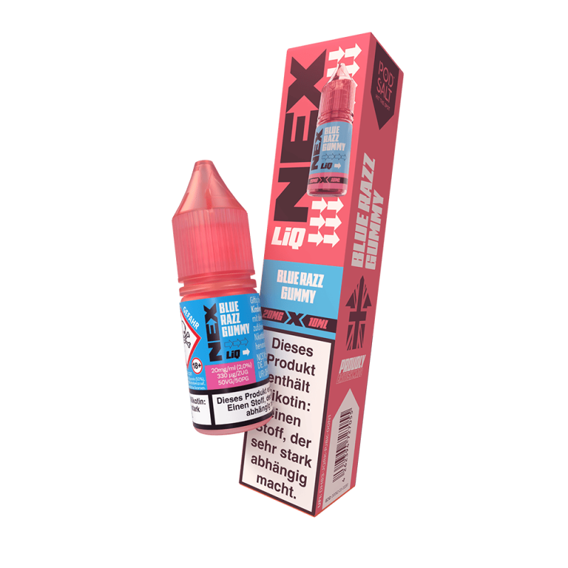 Nex Liq Nikotinsalz - Blue Razz Gummy - 10ml