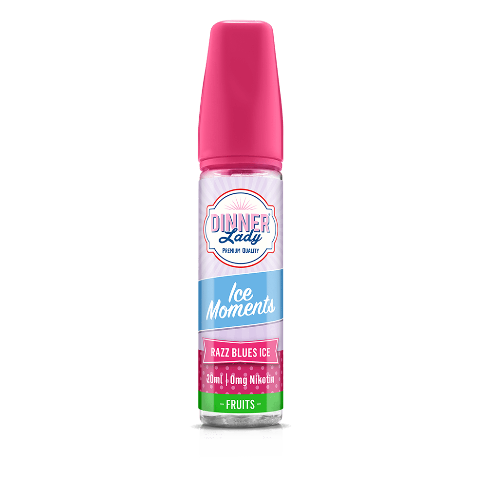 Dinner Lady Moments Aroma Longfill - Razz Blues ICE - 20ml in 60ml Flasche