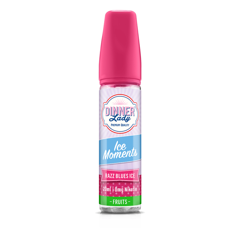 Dinner Lady Moments Aroma Longfill - Razz Blues ICE - 20ml in 60ml Flasche