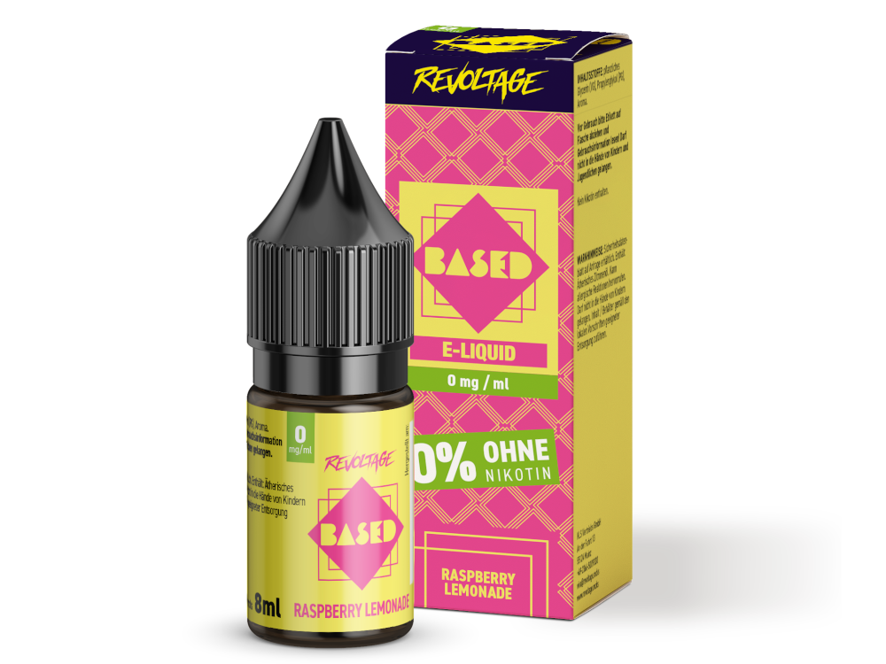 Revoltage BASED Hybrid Nikotinsalz Raspberry Lemonade 8ml 0mg