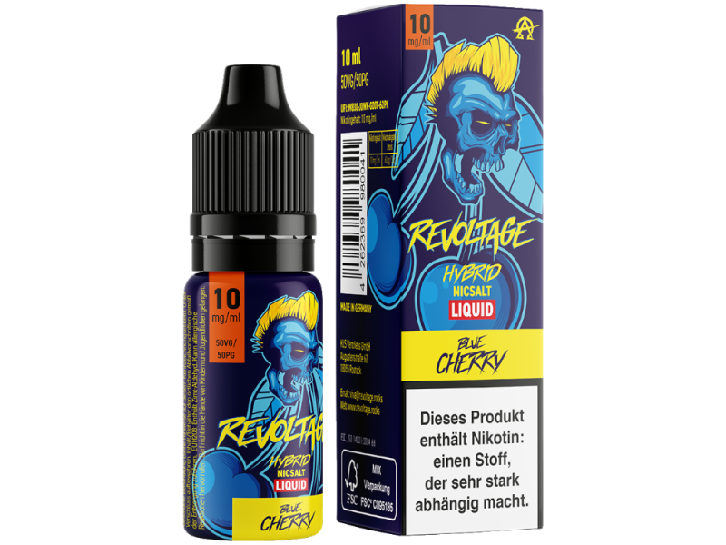 Revoltage Hybrid Nikotinsalz Blue Cherry 10ml 10mg