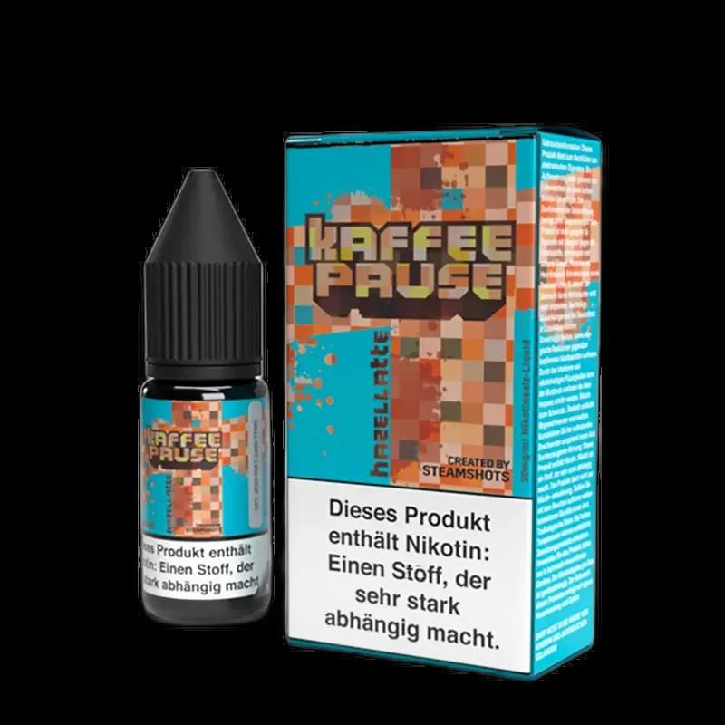 Kaffeepause Nikotinsalz - Hazellatte - 10ml Liquid 20mg