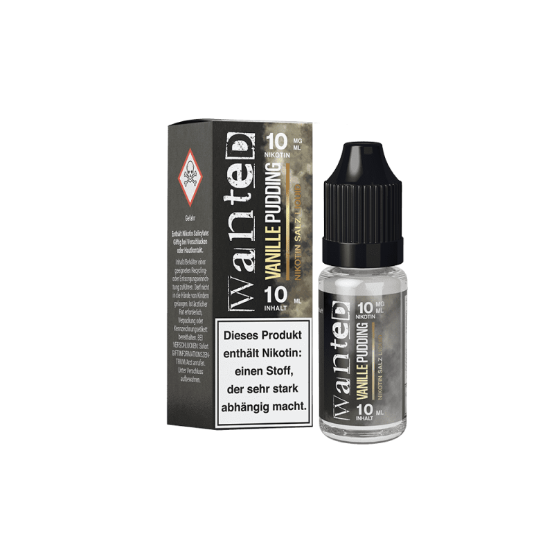 Wanted Nikotinsalz - Vanillepudding - Overdosed 10ml Liquid 10mg
