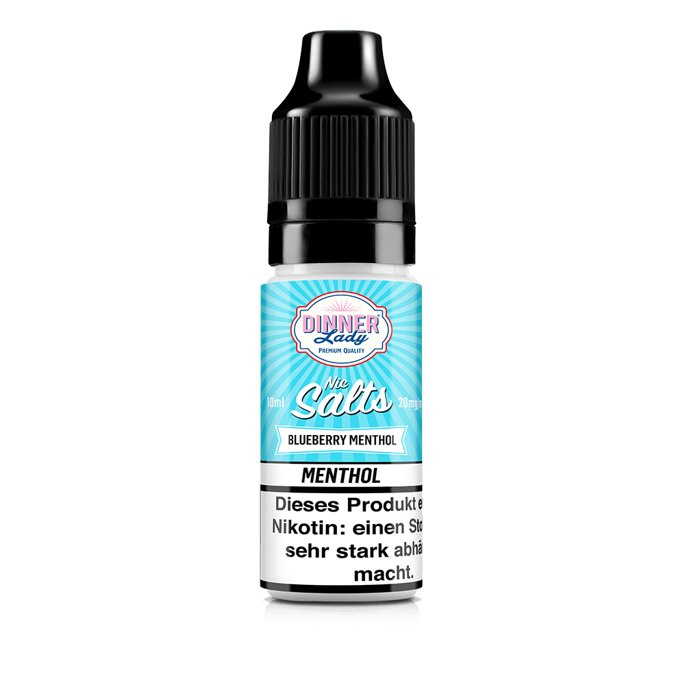 Dinner Lady Nikotinsalz - Blueberry Menthol - 50/50 10ml Liquid 20mg