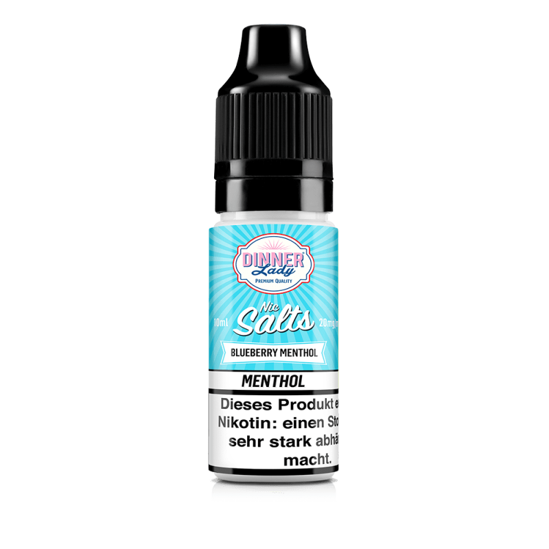 Dinner Lady Nikotinsalz - Blueberry Menthol - 50/50 10ml Liquid 20mg