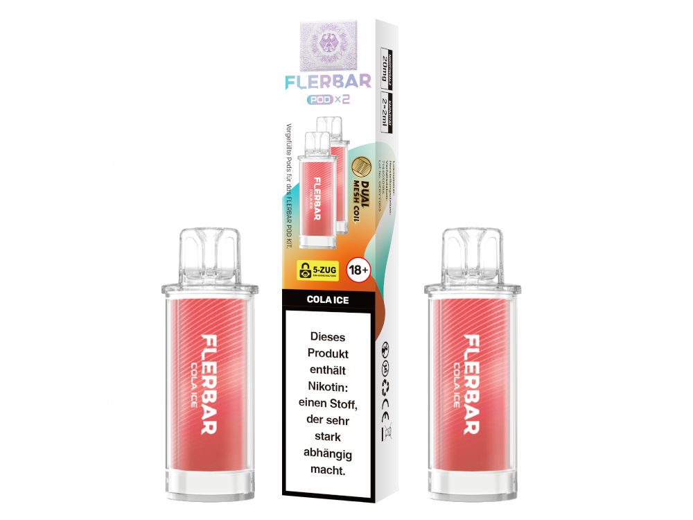 Flerbar Pod (2 Stk.) Cola Ice 20mg