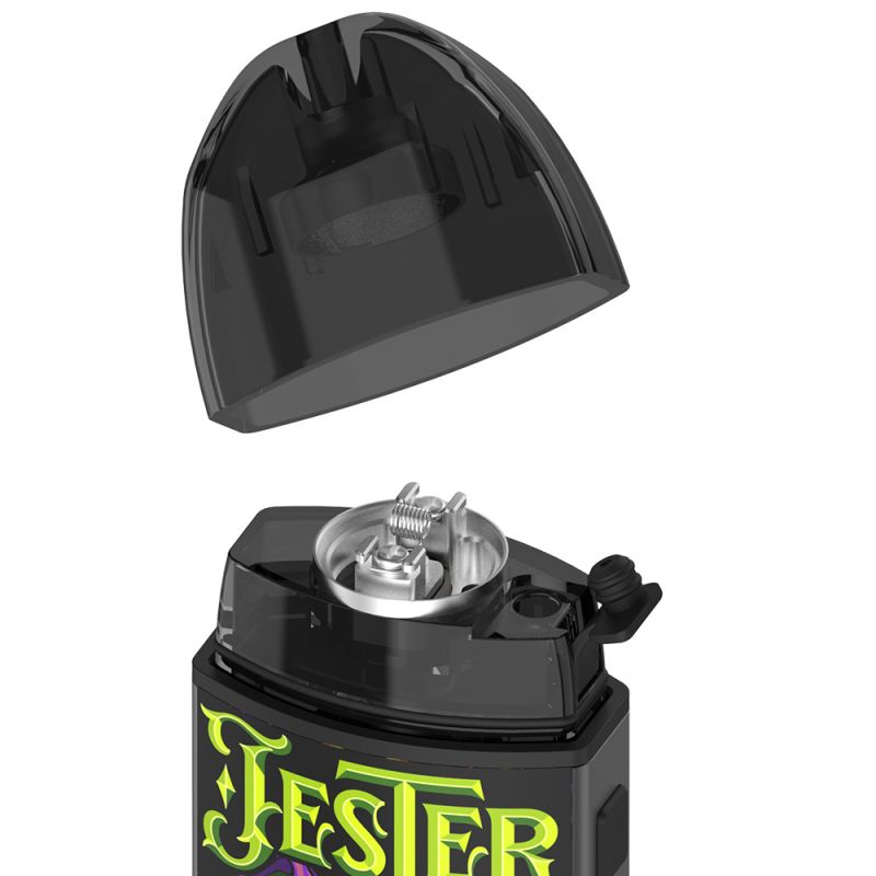 Vapefly Jester Pod Kit Clown grün-lila Selbstwickel Edition