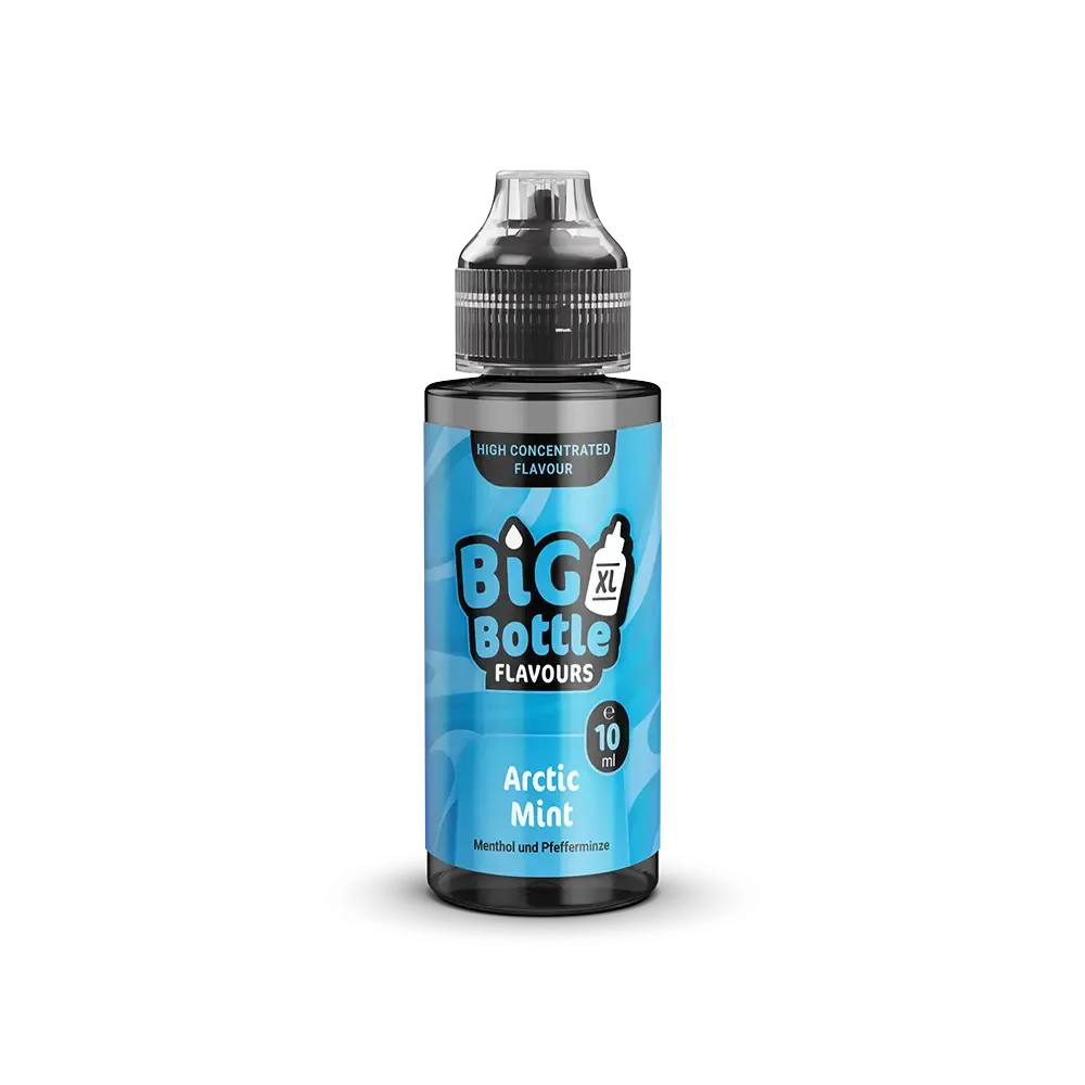 Big Bottle Flavours Longfill - Arctic Mint - 10ml Aroma in 120ml Flasche