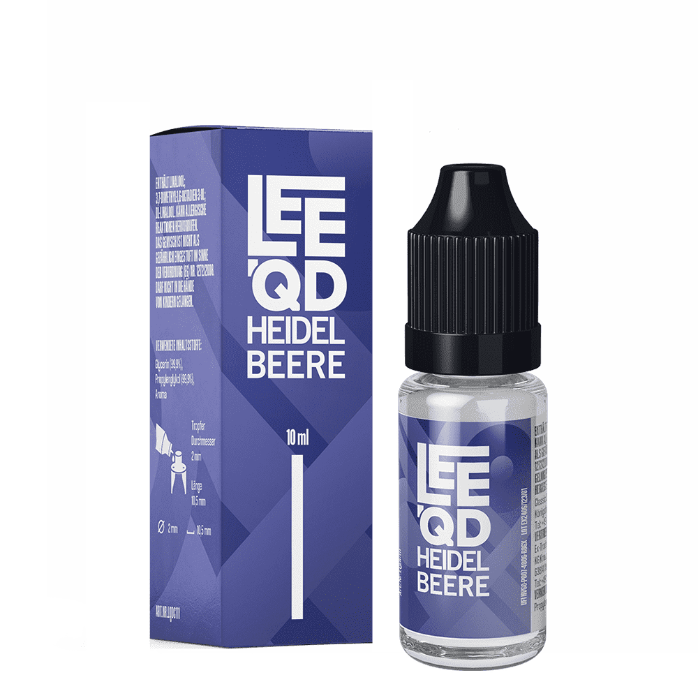 LEEQD Liquid - Fruit Heidelbeere - 10ml 0mg