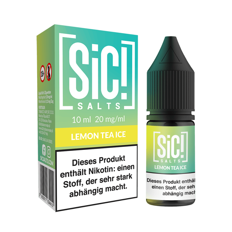 SIC Nikotinsalz - Lemon Tea Ice -10ml Liquid 20mg