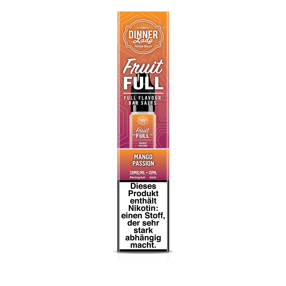 Dinner Lady Fruit Full Nikotinsalz - Mango Passion - 10ml Liquid 20mg