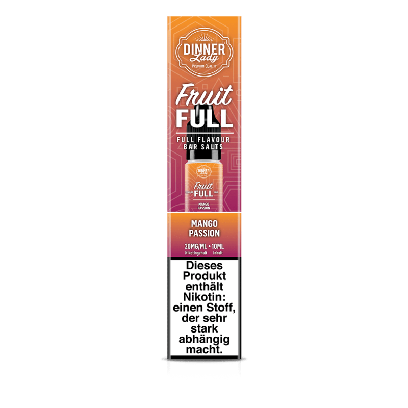 Dinner Lady Fruit Full Nikotinsalz - Mango Passion - 10ml Liquid 20mg