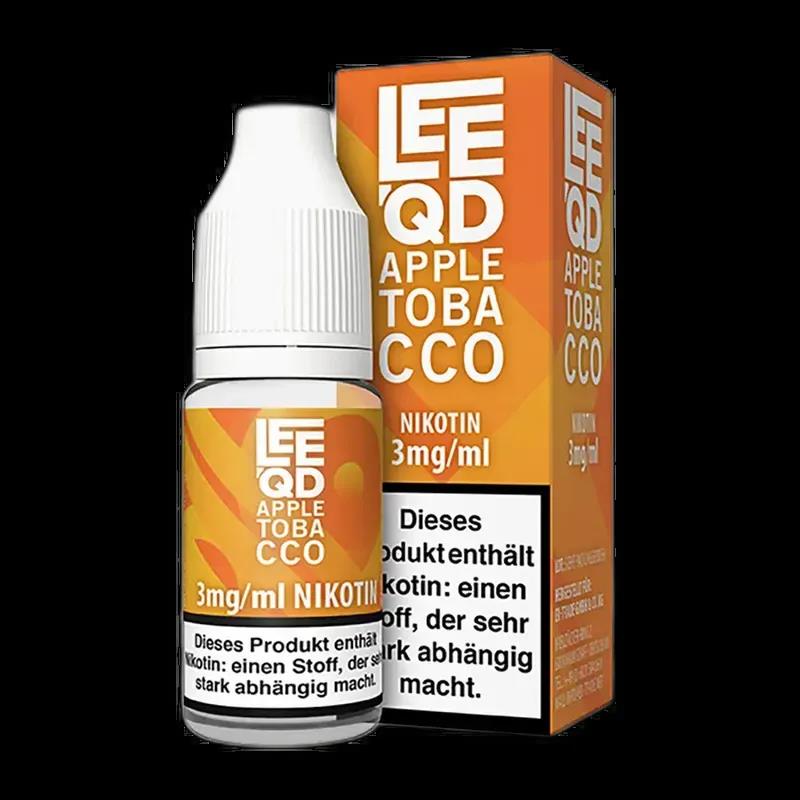 LEEQD Tabak Apple Tobacco 10ml 3mg Liquid