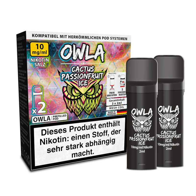 2x OWLA Einweg Pod - Cactus Passionfruit Ice