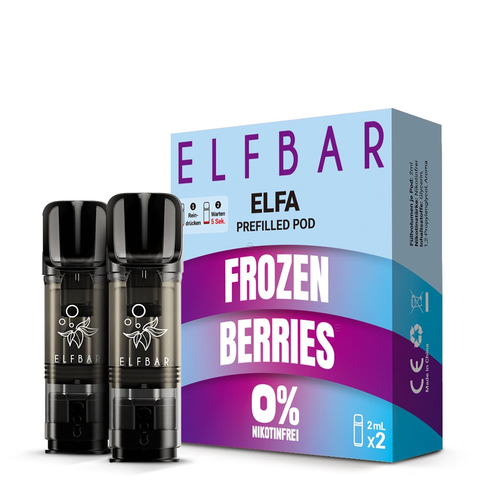 Elfbar ELFA Pods – Frozen Berries – 0mg – 2ml (2 Stück)