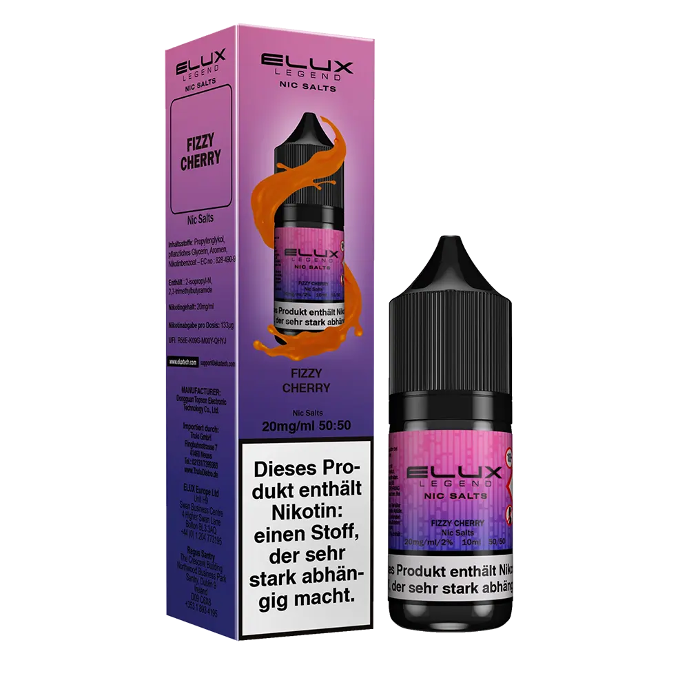 Elux Nikotinsalz - Fizzy Cherry - Liquid 10ml
