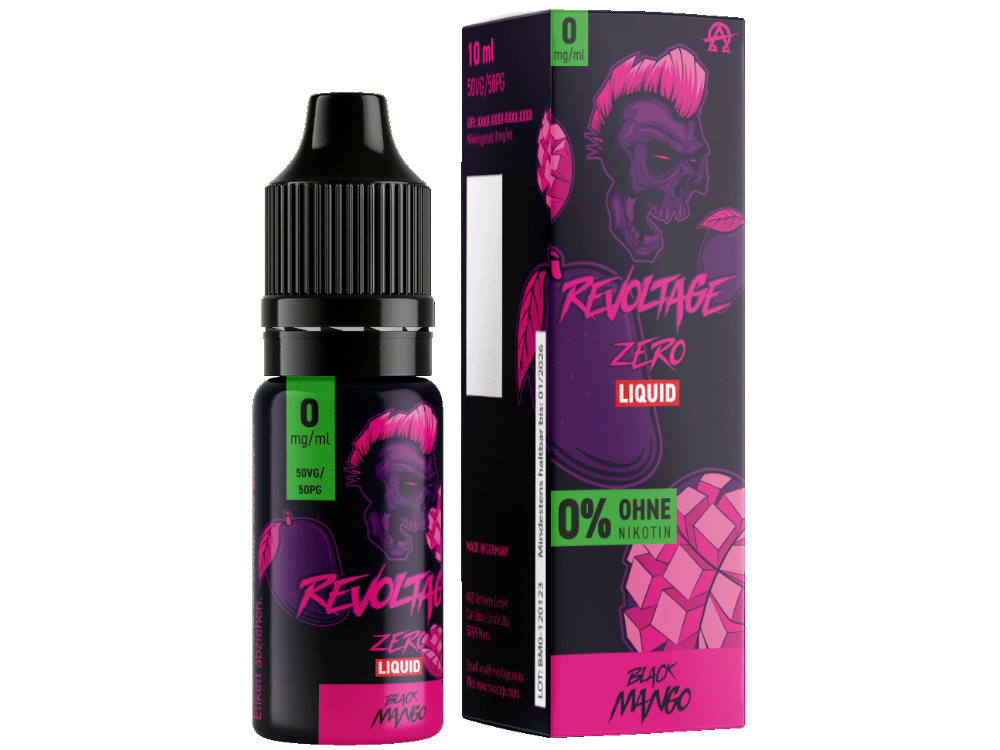 Revoltage Hybrid Nikotinsalz Black Mango 10ml 0mg