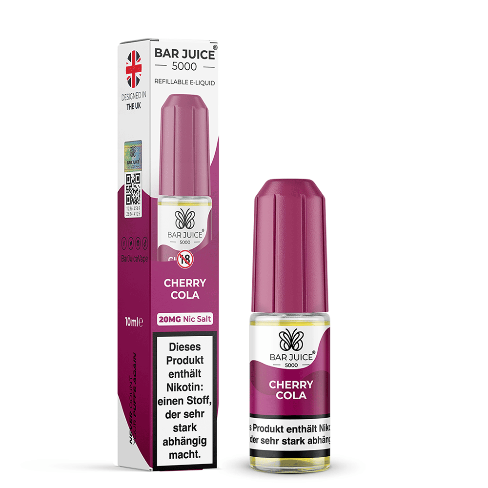 Bar Juice 5000 Nikotinsalz - Cherry Cola - Liquid 10ml 20mg