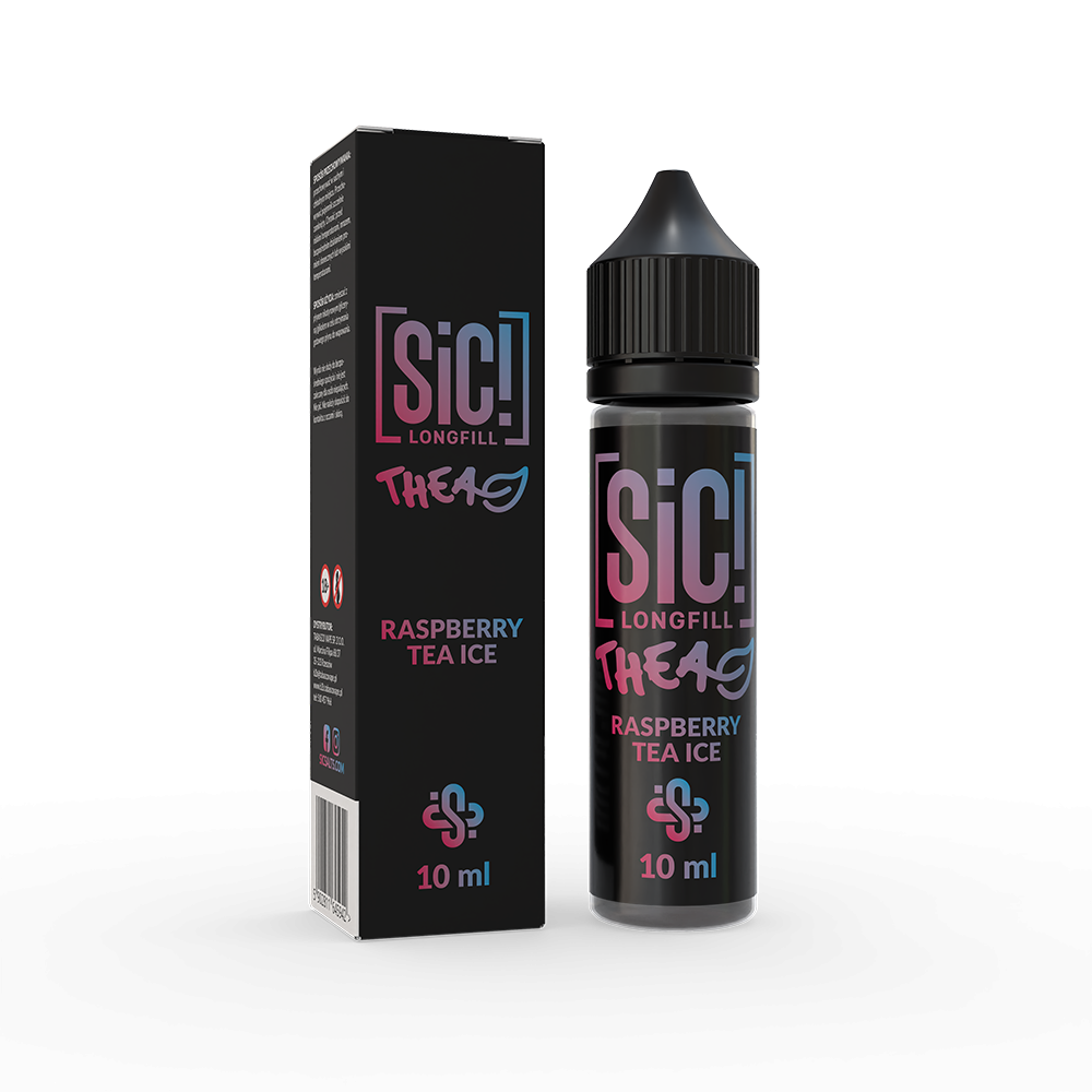 SIC Longfill - Raspberry Tea Ice - 10ml Aroma in 60ml Flasche
