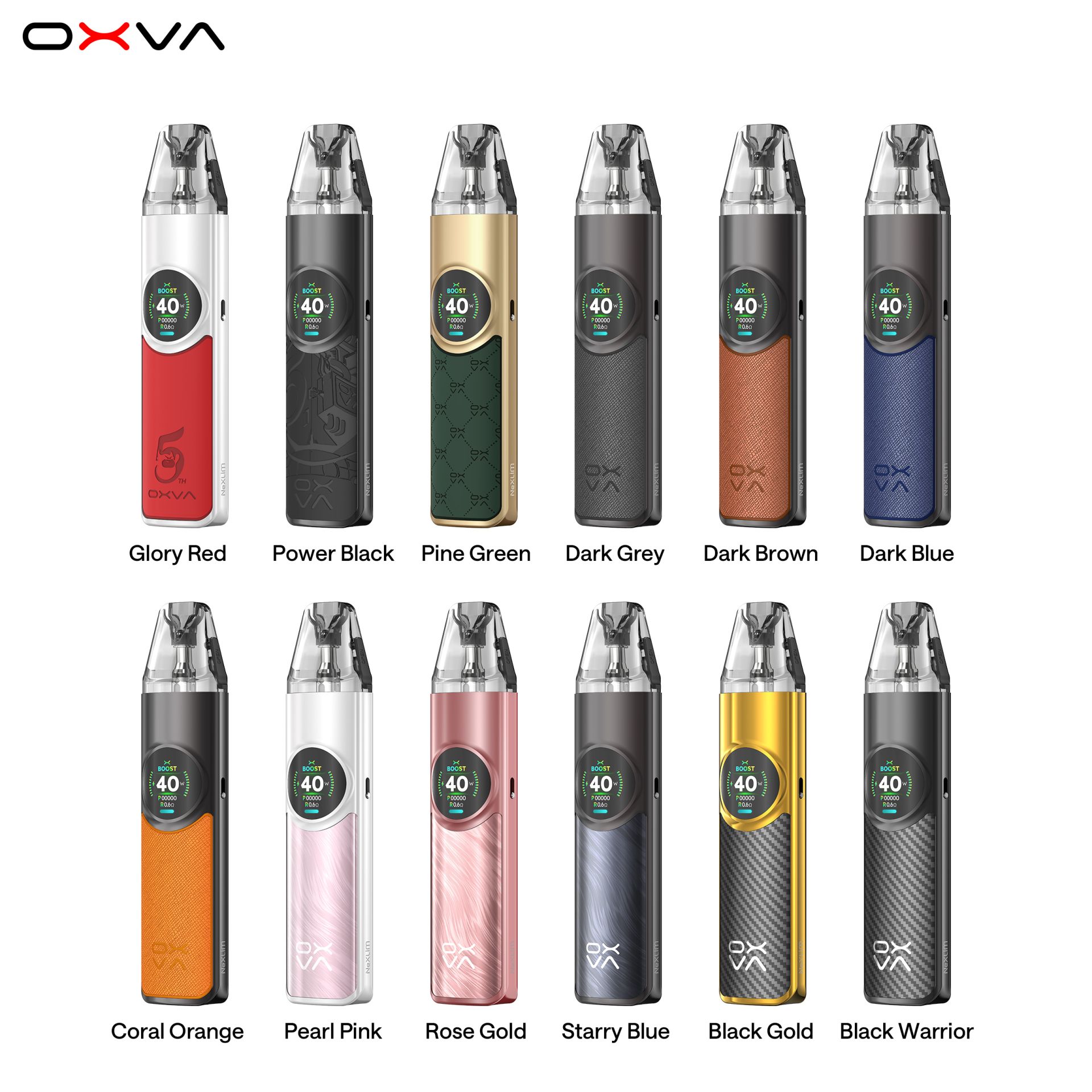 OXVA NeXLIM Kit
, Vape, E-Zigarette, Pod-System, PG/VG-Gerät, 3,0 ml Kapazität, Vape, Pod-System, E-Zigarette, 40W, Farbvarianten, E-Zigarette, Pod-System, Vape, Einweg, Metallisch, Pod-System, Vape, Elektronische Zigarette, Wiederaufladbar, Bunt