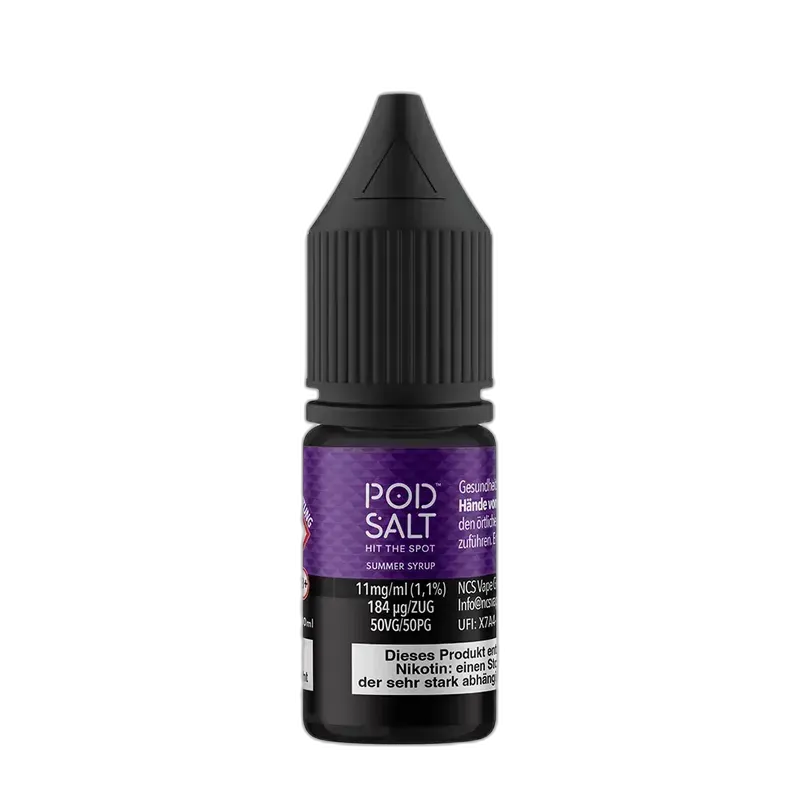Pod Salt Fusion - Summer Syrup - 10ml Liquid Nikotinsalz 11mg