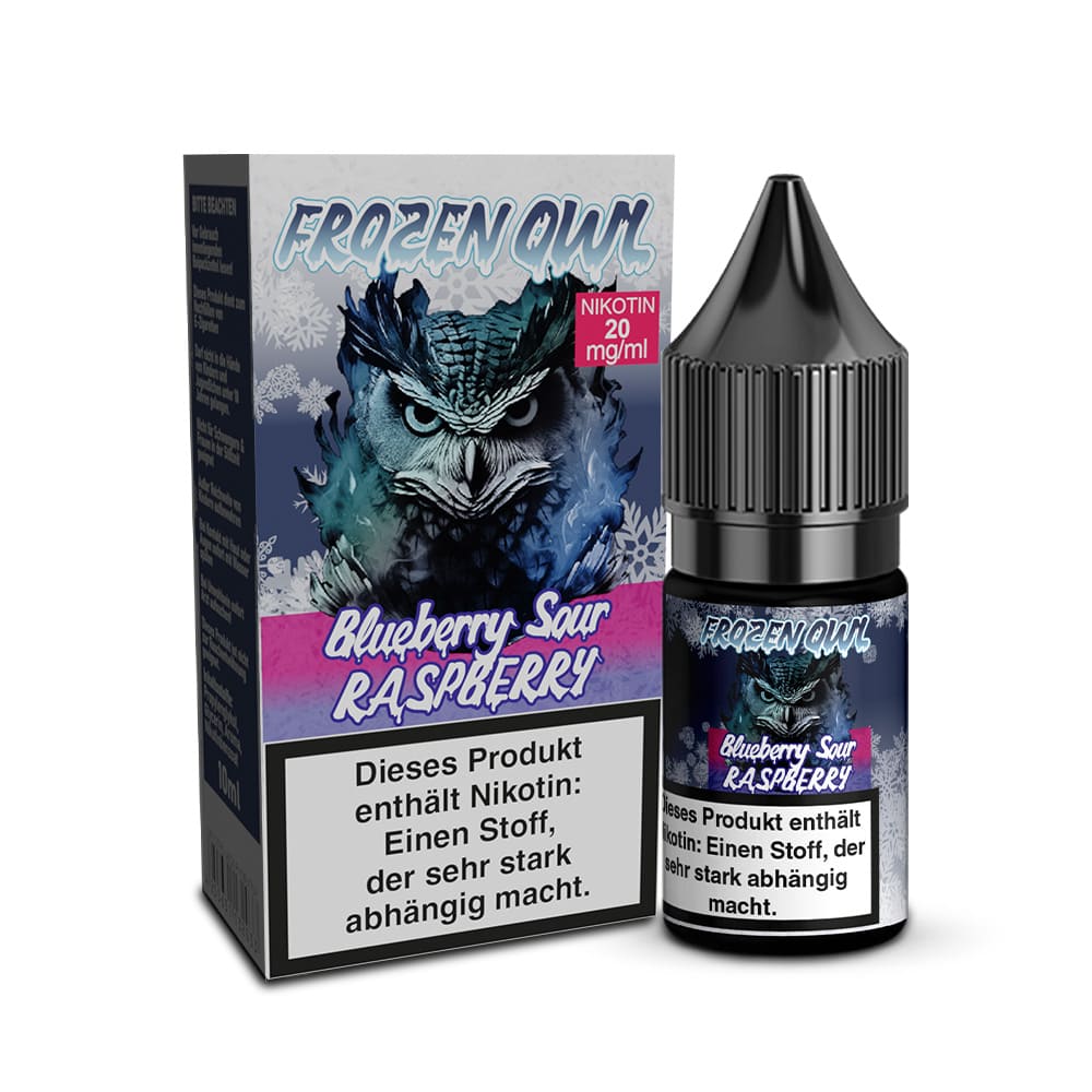 Frozen OWL Nikotinsalz - Blueberry Sour Raspberry - 10ml Liquid 20mg