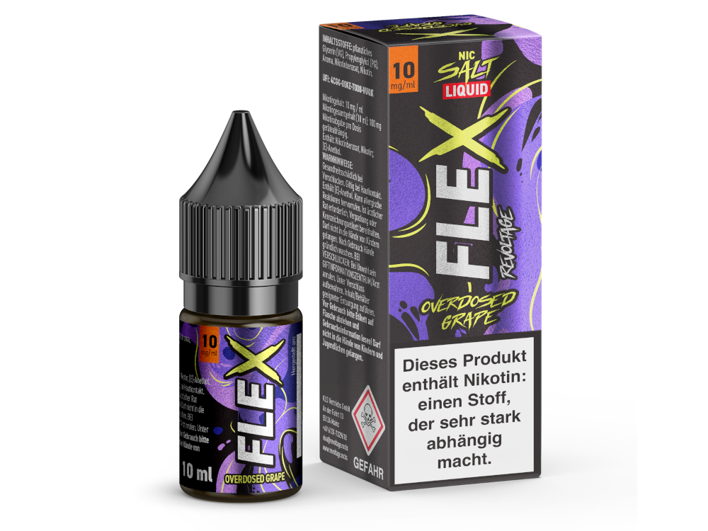 Revoltage FLEX Nikotinsalz Grape 10ml 10mg